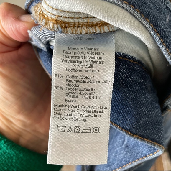 NEW Madewell Fairson Wash Harlow Baggy Wide Leg Jean in Size 32 - Picture 11 of 11